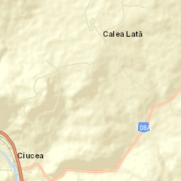 Comuna Ciucea Street Map