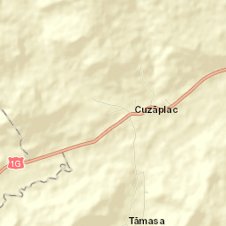 Cuzăplac Street Map