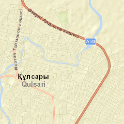 Qulsary Street Map