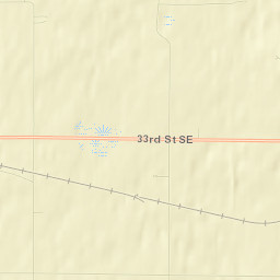 Barnes County Street Map