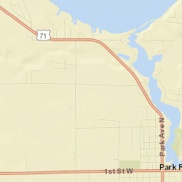 Park Rapids Street Map