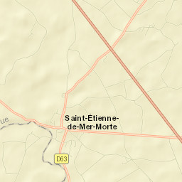 Saint-Étienne-de-Mer-Morte Street Map
