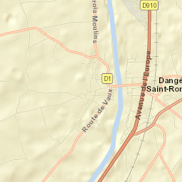 Dangé-Saint-Romain Street Map