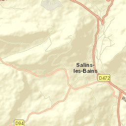 Salins-les-Bains Street Map