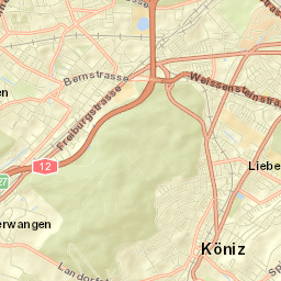 Köniz Street Map