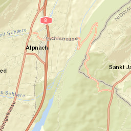 Alpnach Street Map
