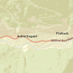Flattach Street Map