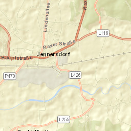 Jennersdorf Street Map