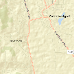 Zalaszentgrót Street Map