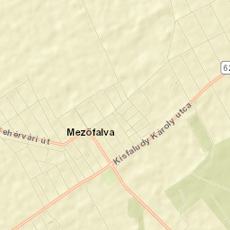 Mezőfalva Street Map