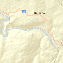 Bălnaca Street Map