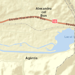 Bistrița Street Map