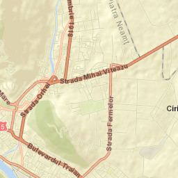 Municipiul Piatra-Neamţ Street Map