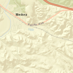 Medora Street Map