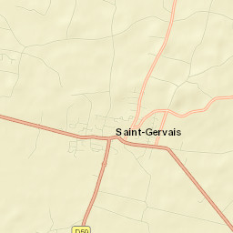 Saint-Gervais Street Map
