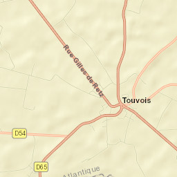 Touvois Street Map