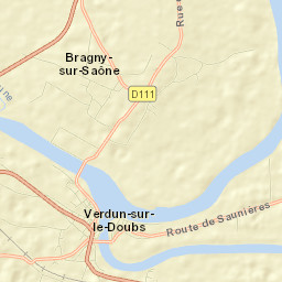 Verdun-sur-le-Doubs Street Map