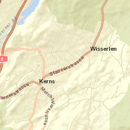Kerns Street Map