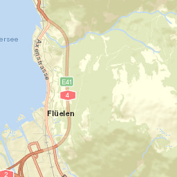 Flüelen Street Map