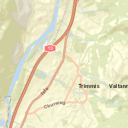 Trimmis Street Map