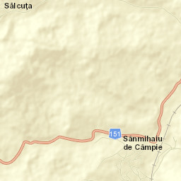 Comuna Sânmihaiu de Câmpie Street Map