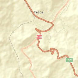 Teaca Street Map
