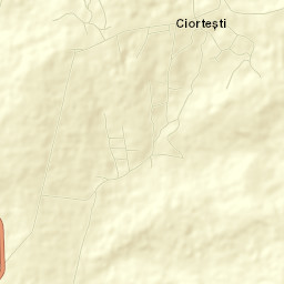 Comuna Ciorteşti Street Map