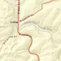 Colfax Street Map