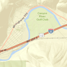 East Missoula Street Map