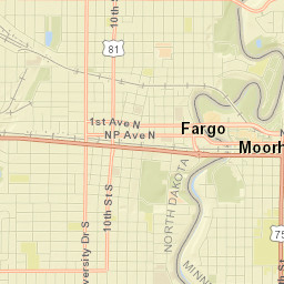 Fargo Street Map