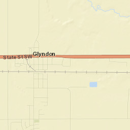Glyndon Street Map