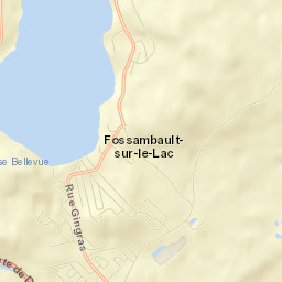 Fossambault-sur-le-Lac Street Map