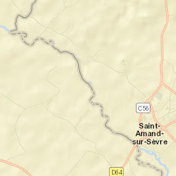Saint-Amand-sur-Sèvre Street Map
