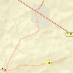 Le Pin Street Map