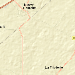 Neuvy-Pailloux Street Map