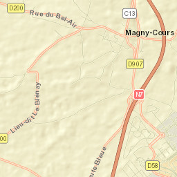 Magny-Cours Street Map