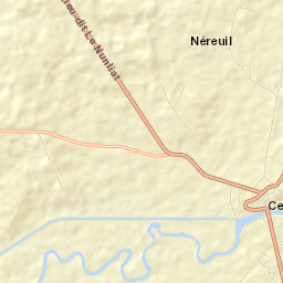 Cercy-la-Tour Street Map