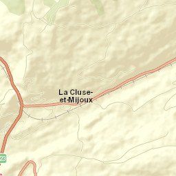 La Cluse-et-Mijoux Street Map