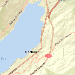 Sachseln Street Map