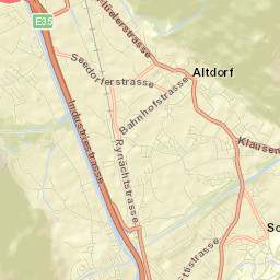 Attinghausen Street Map