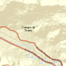 Campo di Trens Street Map