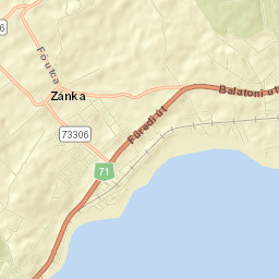 Zánka Street Map