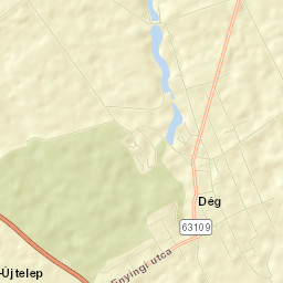 Dég Street Map