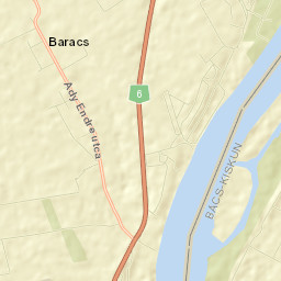 Baracs Street Map