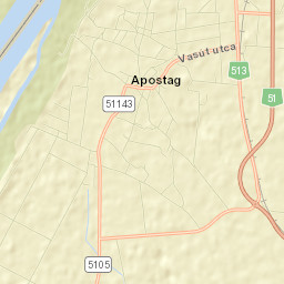 Apostag Street Map