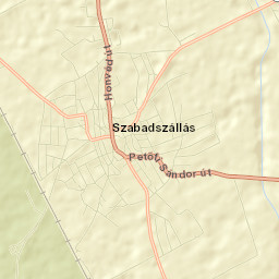 Szabadszállás Street Map