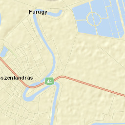 Békésszentandrás Street Map