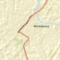 Köröstarcsa Street Map
