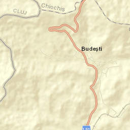 Budeşti Street Map
