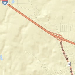 1800-1898 Sunset Drive, Mandan, ND 58554 Street Map